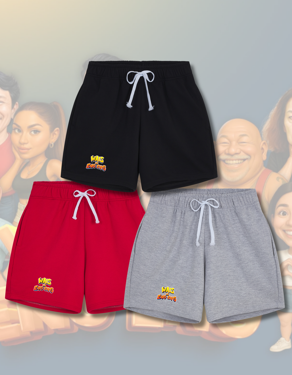 Wais at Engeng active sweat shorts