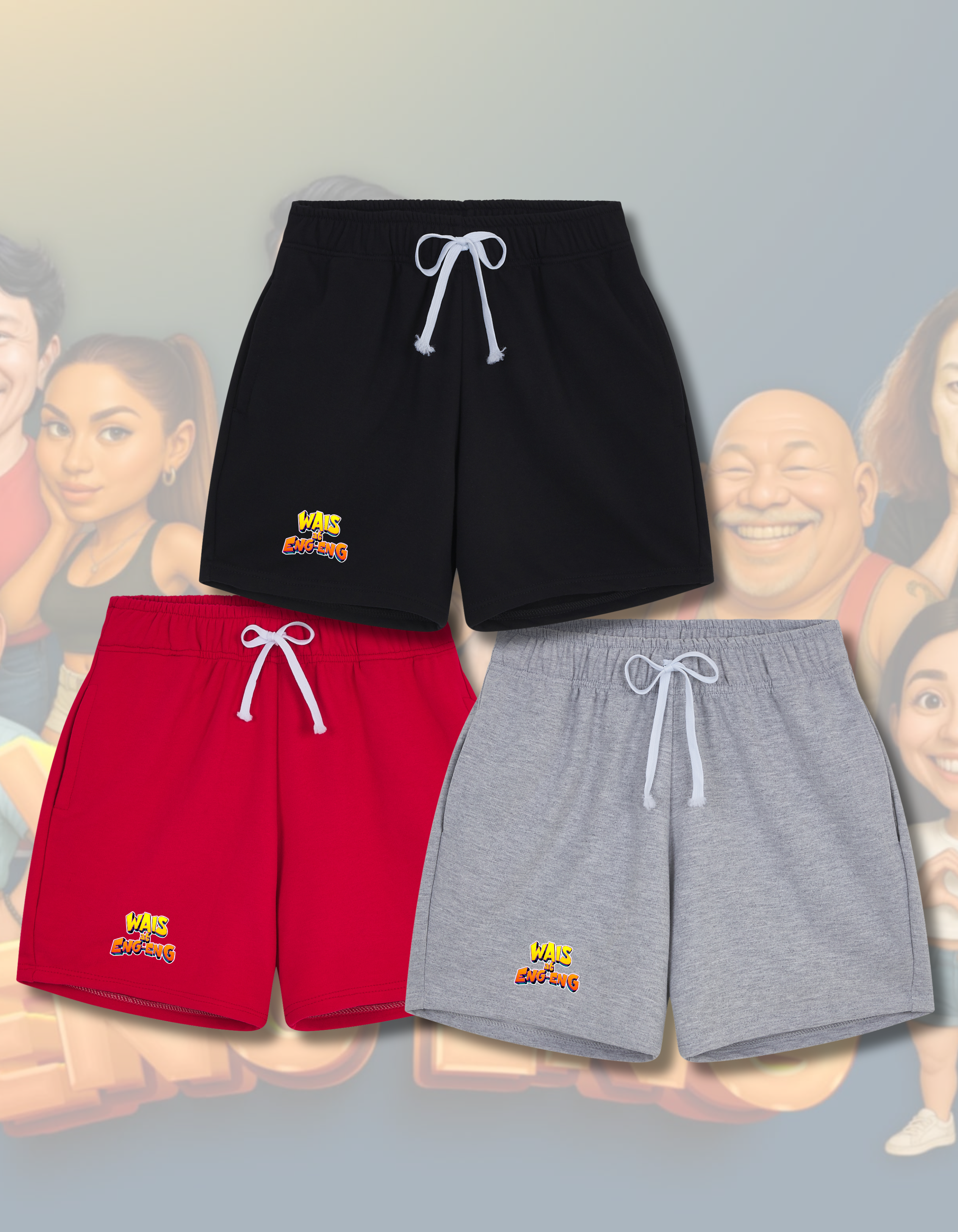 Wais at Engeng active sweat shorts